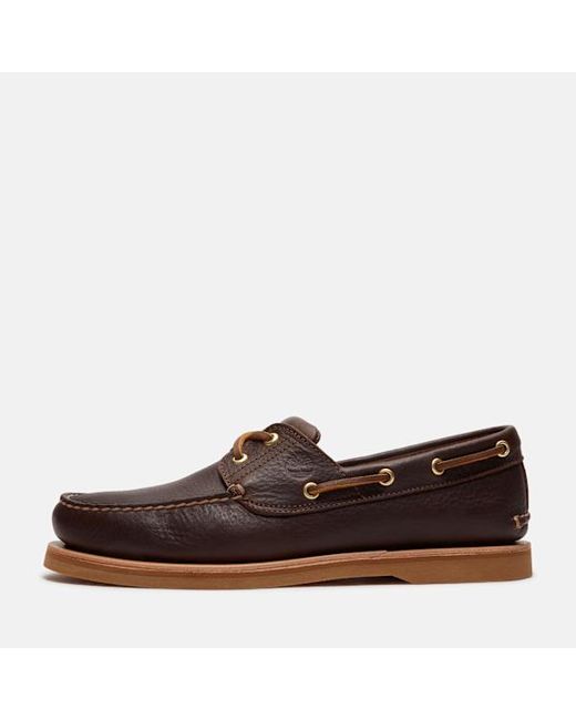 Timberland Brown Crafted Boat Shoe For for men