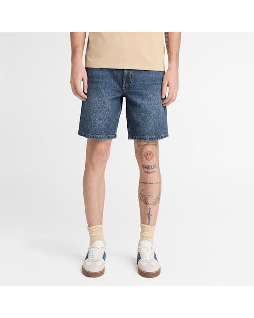 Timberland Blue Denim Short For for men