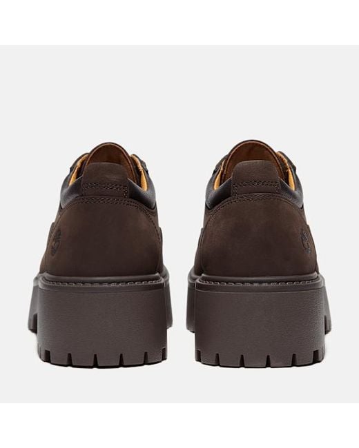 Timberland Brown Stone Street Platform Shoe For