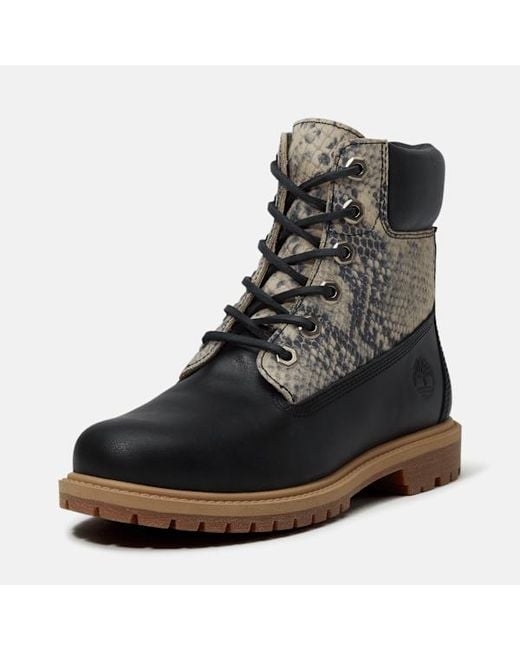 Timberland Black Premium Suede 6-Inch Boot For