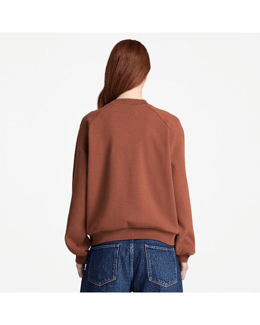 Timberland Brown Crafted Crew Sweatshirt For