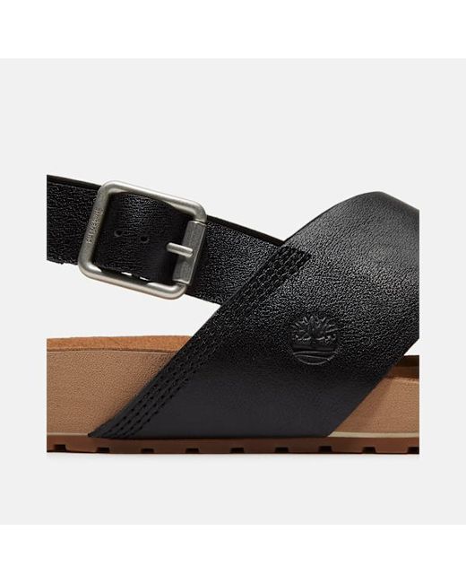 Timberland Black Malibu Waves Basic Backstrap Sandal For