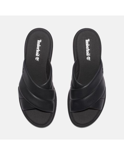 Timberland Black London Vibe Slide Sandal