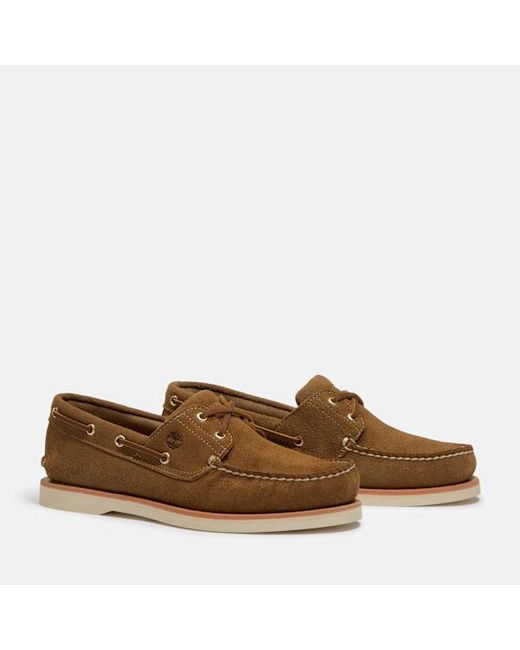 Timberland Brown Crafted Boat Shoe For for men