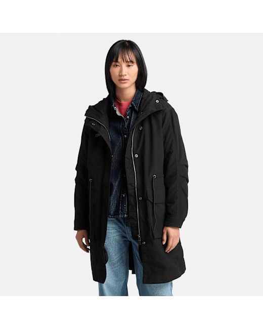Timberland Light Insulated 2-in-1 City Parka For Women In Black, Woman, Black, Size: L