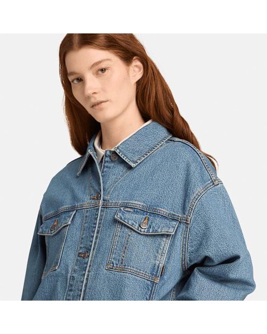 Timberland Blue Archive Denim Jacket For