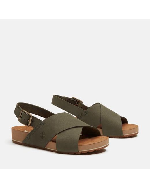 Timberland Green Malibu Waves Basic Backstrap Sandal For