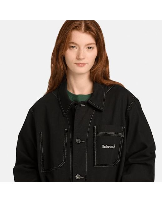 Timberland Black Chore Canvas Jacket