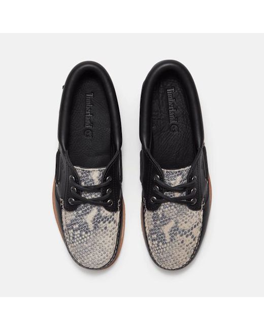 Timberland Black Authentic Boat Shoe For
