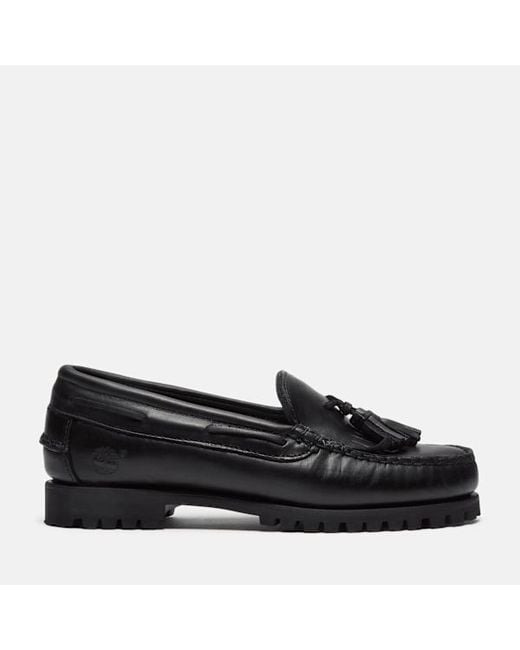 Timberland Black Authentic Kiltie Loafer For