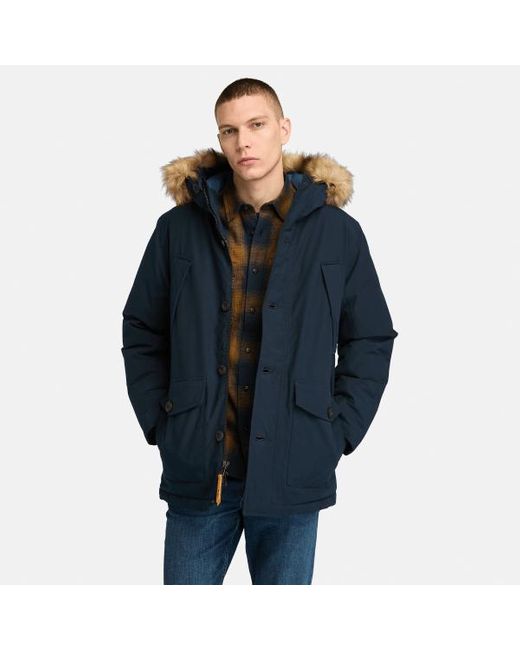 Timberland Scar Ridge Waterproof Parka For Men In Dark Blue, Man, Navy, Size: 3xl for men