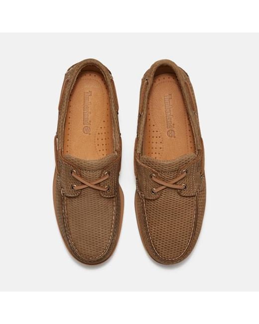Timberland Brown Lake House Classic 2-Eye Boat Shoe For for men