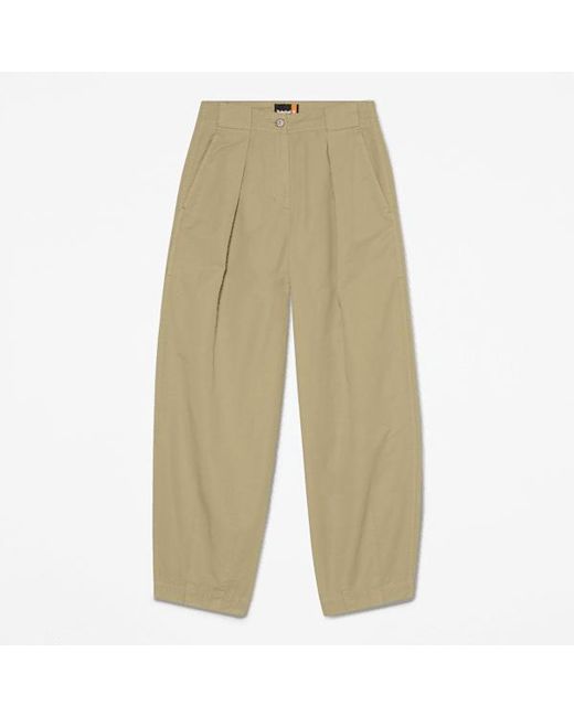 Timberland Natural Utility Cotton Linen Trouser For