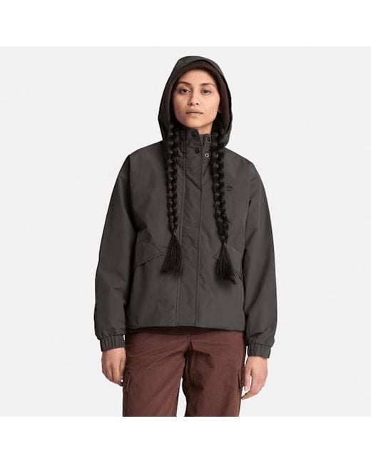 Timberland Gray Waterproof Shell Jacket For