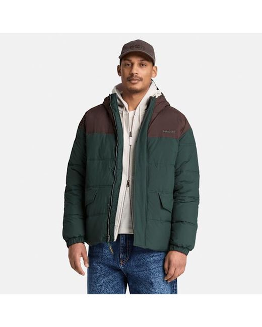 Timberland Green Water Repellent Puffer Jacket For for men