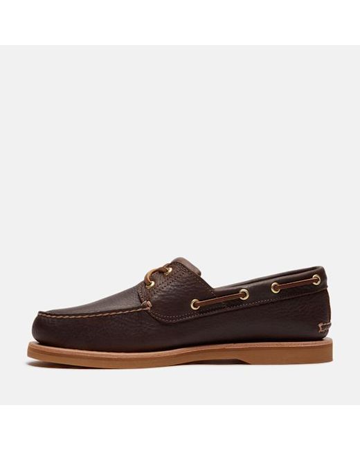 Timberland Brown Crafted Boat Shoe For for men