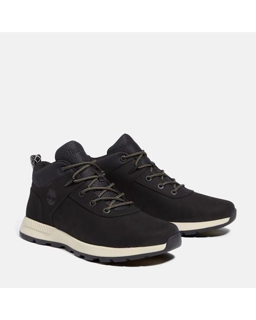 Timberland Black Sprint Basic Mid Trainer For for men