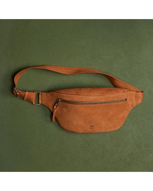 Timberland Green Soft Leather Sling Bag