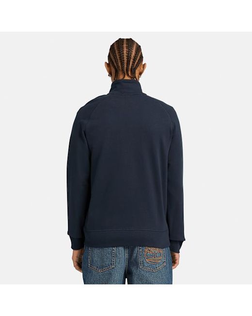 Timberland Blue Exeter River Full Zip Sweatshirt For for men