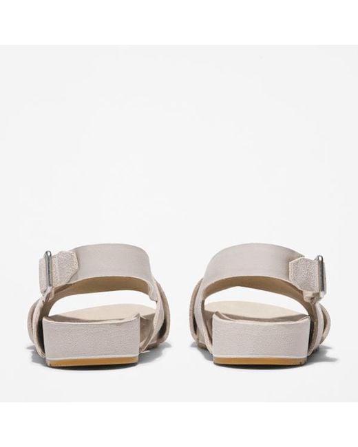 Timberland White Malibu Waves Basic Backstrap Sandal For