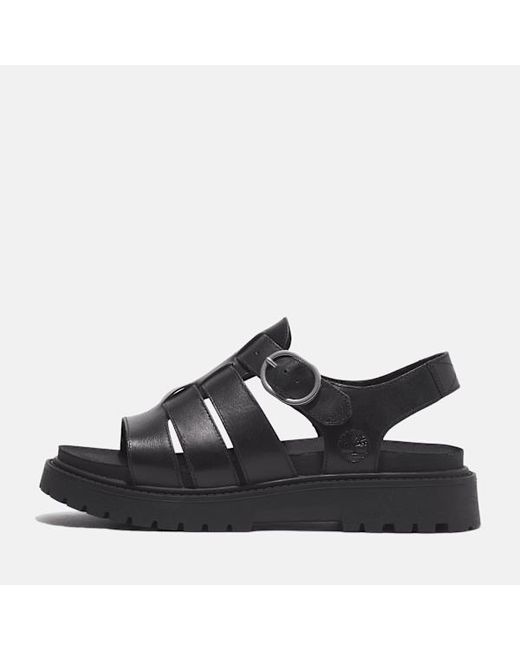 Timberland Black Clairemont Way Fisherman Sandal For