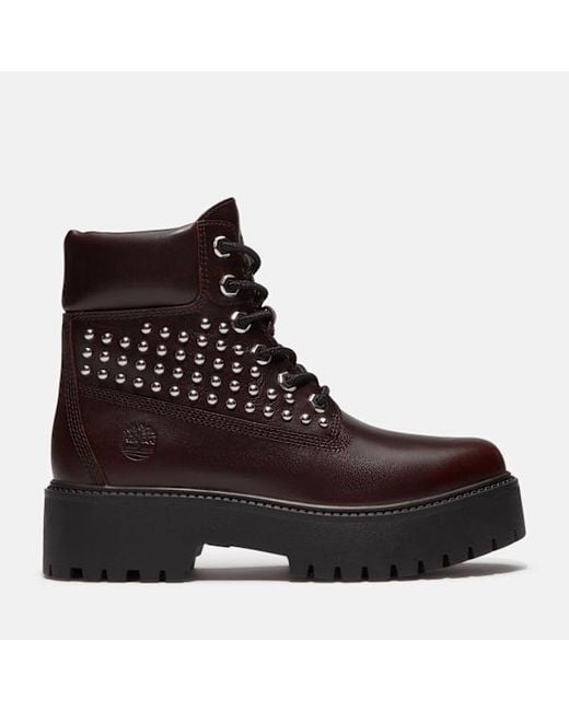 Timberland Brown Stone Street Platform 6-Inch Boot For
