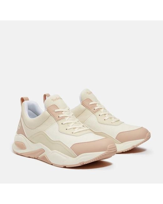 Timberland Pink Delphiville Low Lace-Up Trainer For