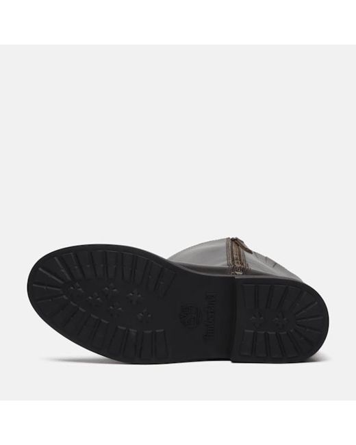 Timberland Black Stormbucks Tall Side Zip Boot For