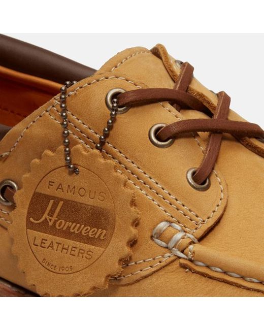 Timberland Brown Authentic 3-Eye Boat Shoe For for men