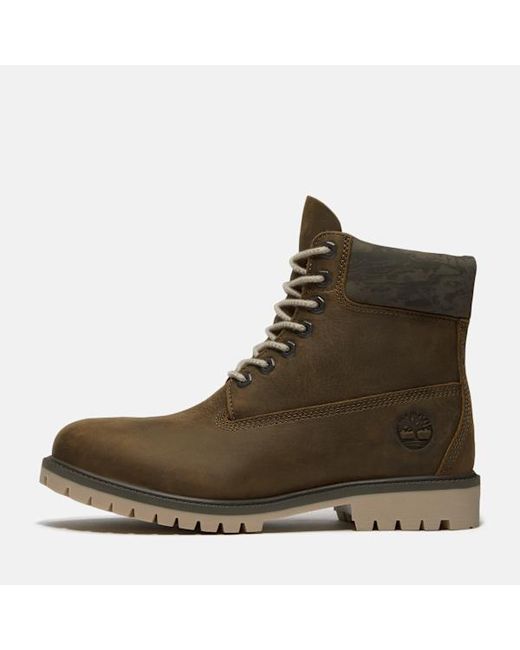 Timberland Brown Heritage 6-Inch Waterproof Boot For for men