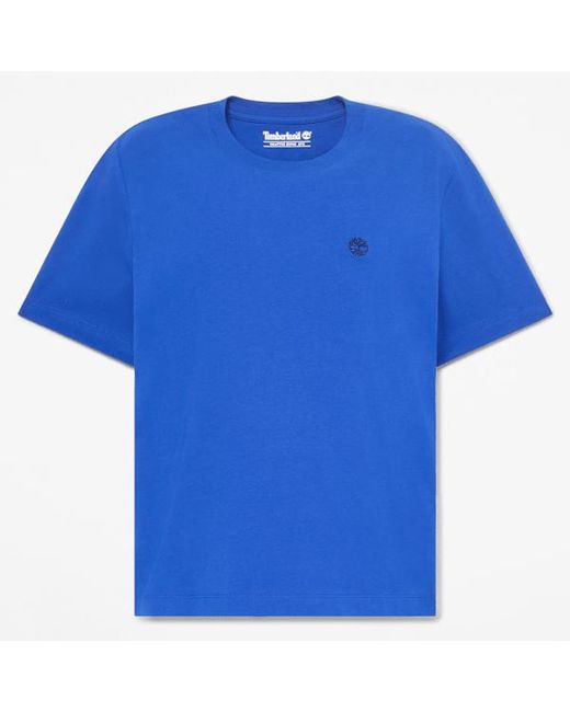 Timberland Blue Crafted Crew Short-Sleeve T-Shirt For