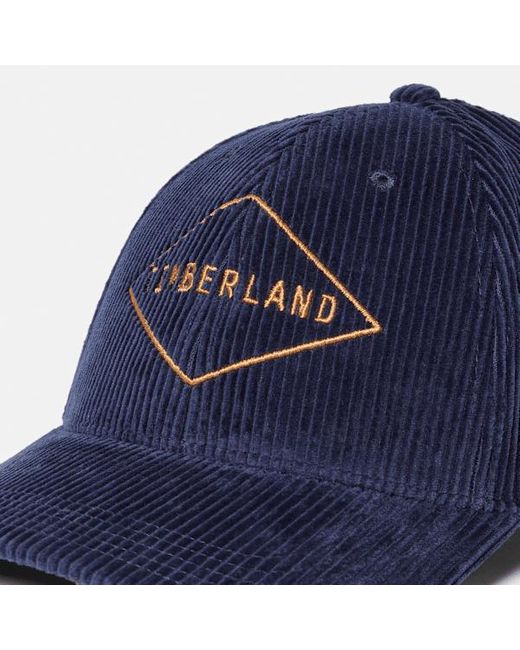 Timberland Blue Corduroy Baseball Cap
