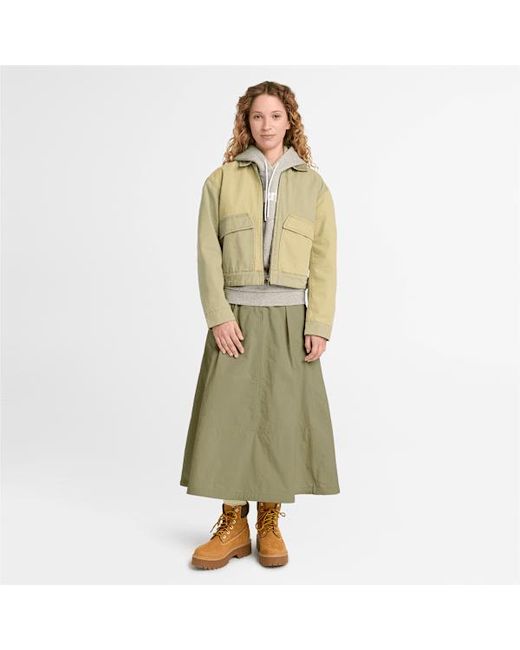 Timberland Green Utility Uv-Protection Cargo Skirt For