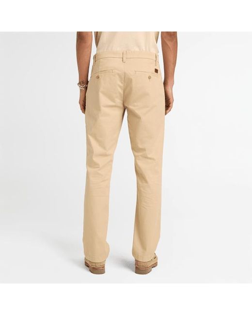 Timberland Natural Claremont Twill Chino Straight Trouser For for men