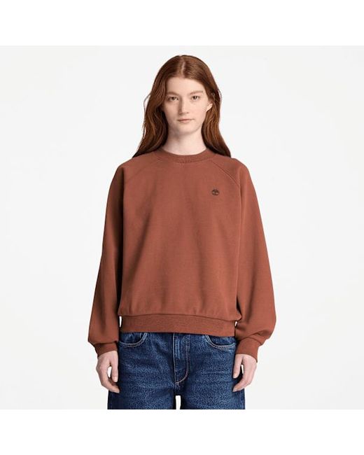 Timberland Brown Crafted Crew Sweatshirt For