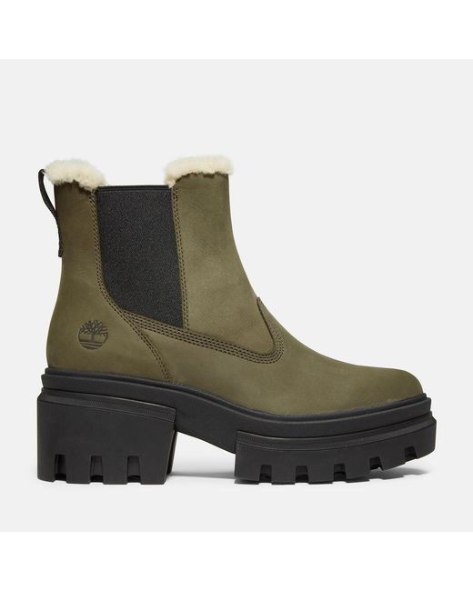 Timberland Green Everleigh Lined Chelsea Boots