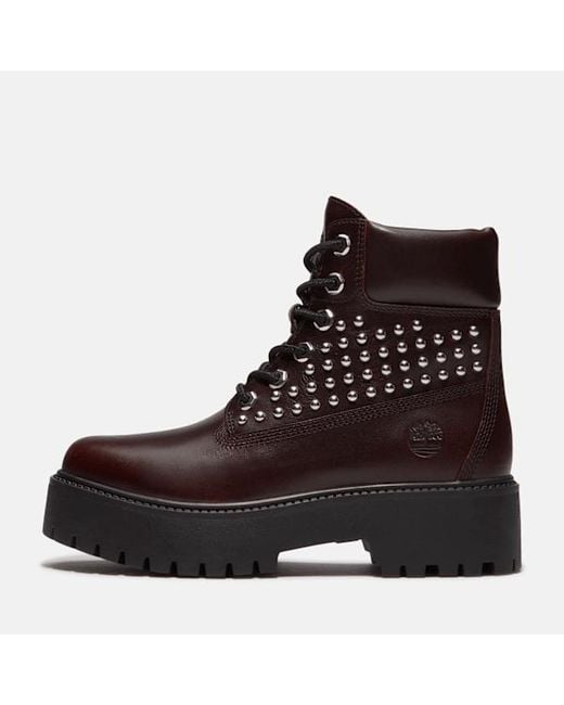 Timberland Brown Stone Street Platform 6-Inch Boot For