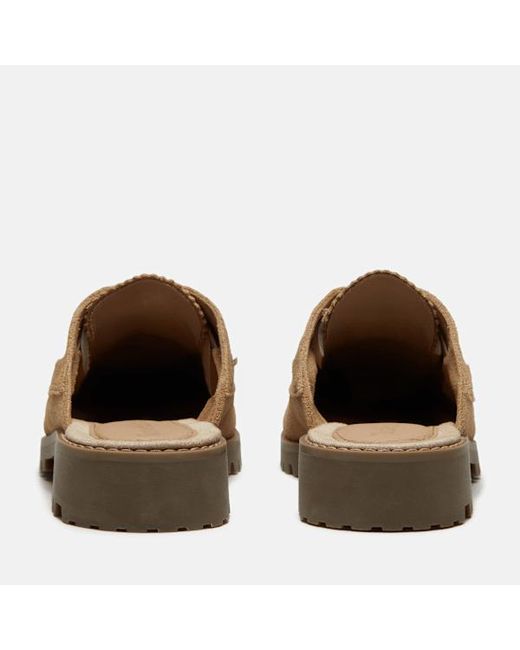Timberland Brown Mix Tape Authentic Mule For