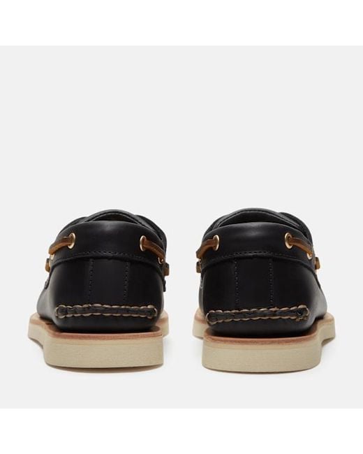 Timberland Black Crafted Boat Shoe For for men