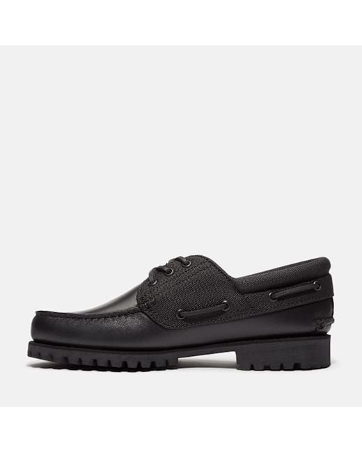 Timberland Black Authentic Boat Shoe For for men