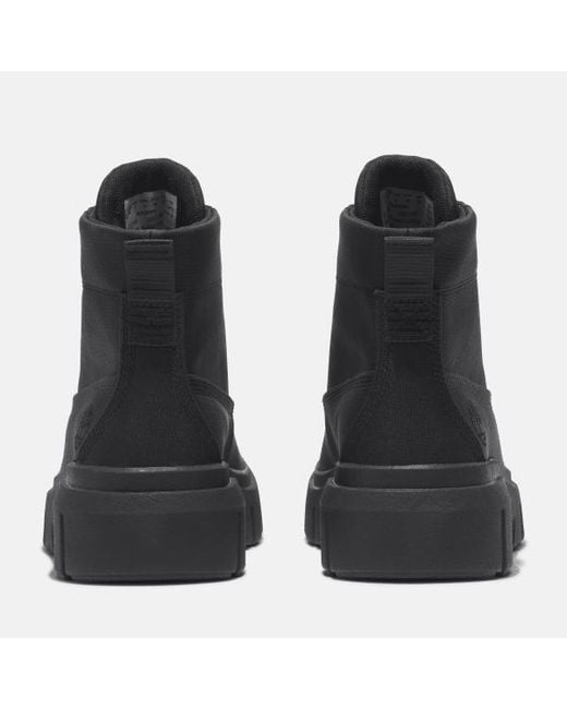 Timberland Black Greyfield Mid Boot For