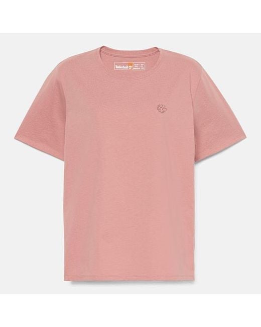 Timberland Red Dunstan Short-Sleeve T-Shirt For
