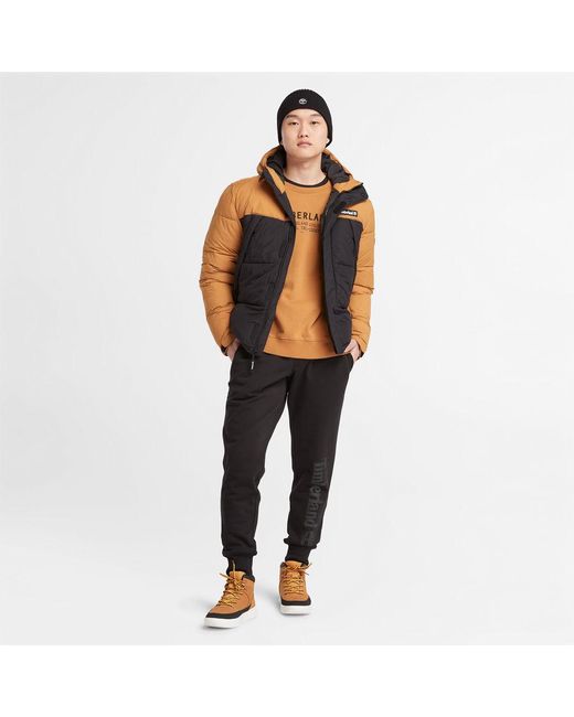 Timberland Yellow Outdoor Archive Puffer Jacket for men