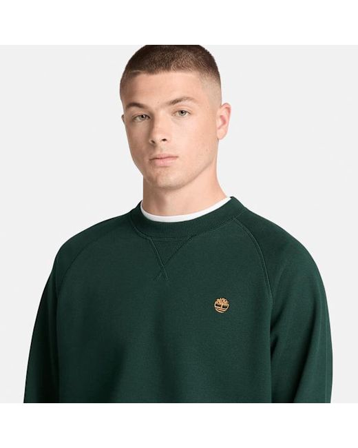 Timberland Green Exeter River Crew Sweatshirt For for men