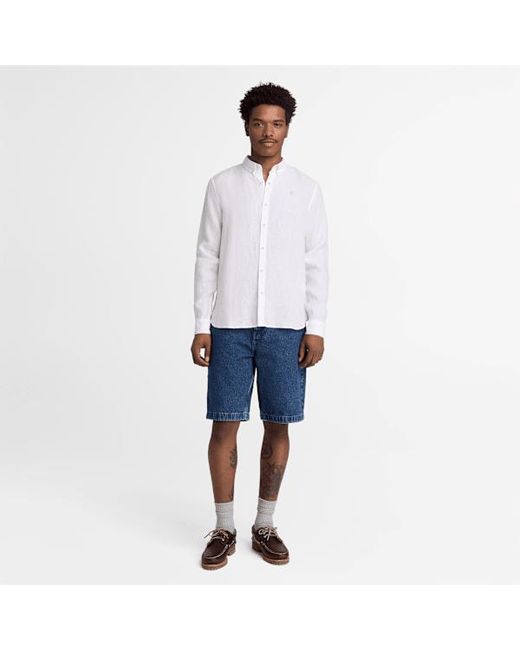 Timberland White Mill Brook Linen Shirt For for men