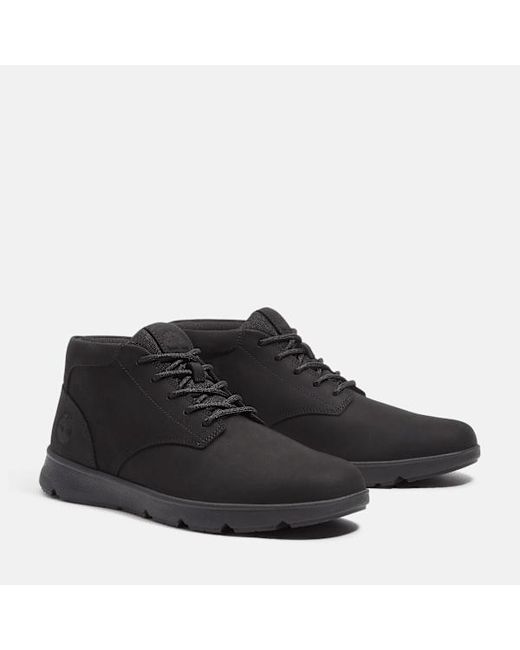 Timberland Parker Street Trainer For Men In Black, Man, Black, Size: 6.5 for men