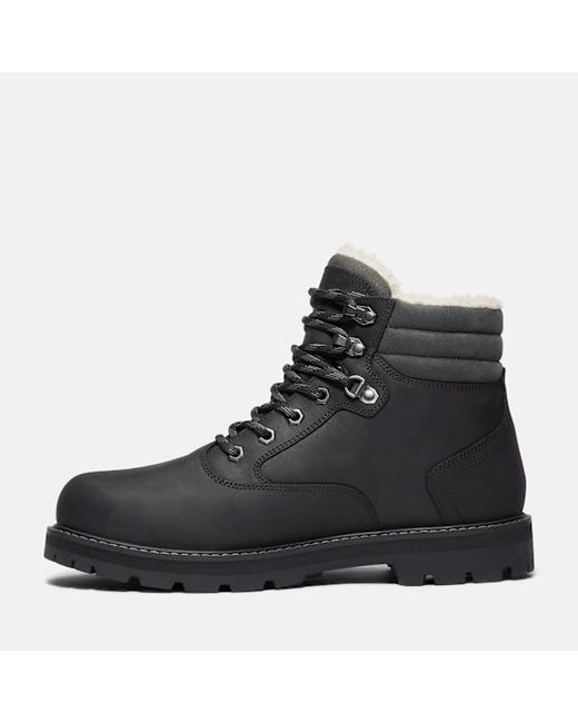 Timberland Black Britton Road Mid Waterproof Boot For for men