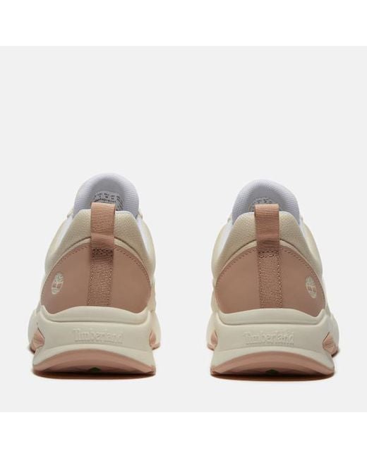 Timberland Pink Delphiville Low Lace-Up Trainer For