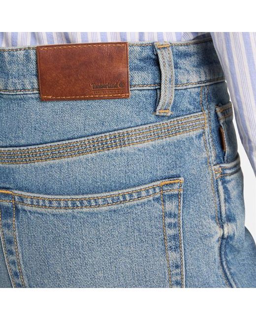Timberland Blue Straight Denim Trouser For