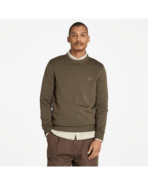 Timberland Green Williams River Cotton Jumper For for men